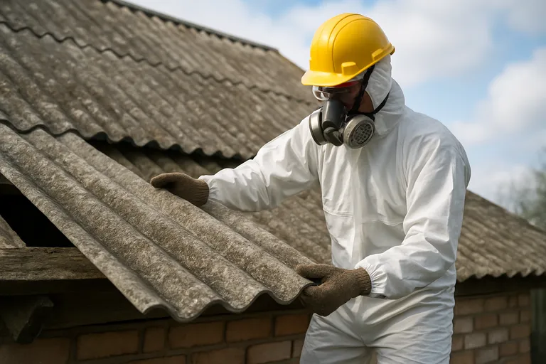 Veilige aanpak bij renoveren van een asbestdak