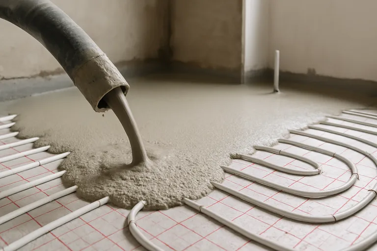 Betopor chape voor naadloze vloerisolatie met snelle plaatsing en blijvend comfort