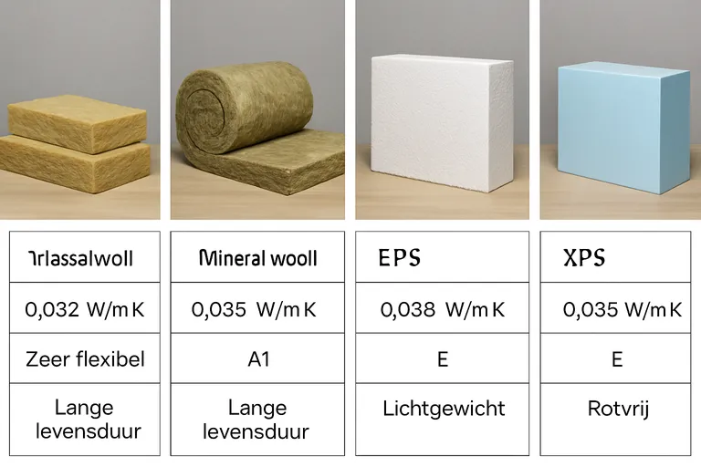 Isolatie Bauhaus: materialen en eigenschappen