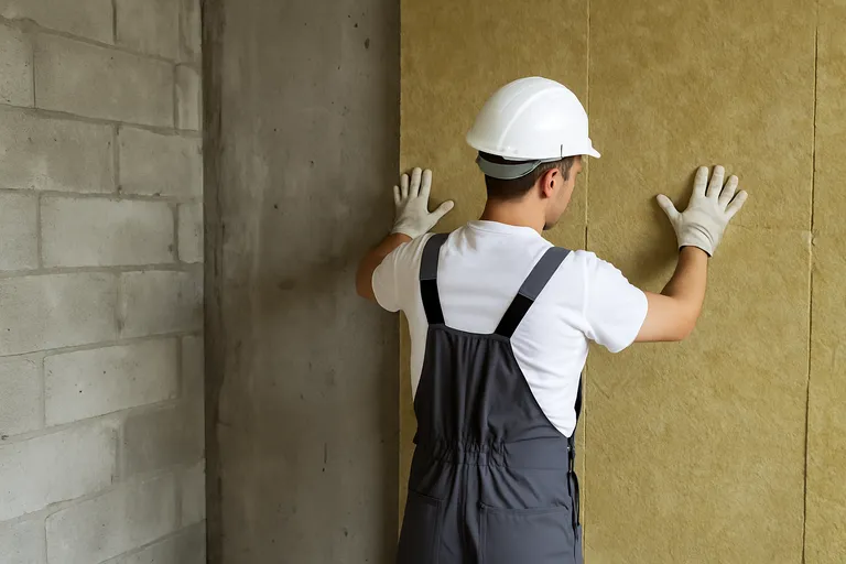 Wat houdt een betonnen muur isoleren in